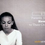 never say